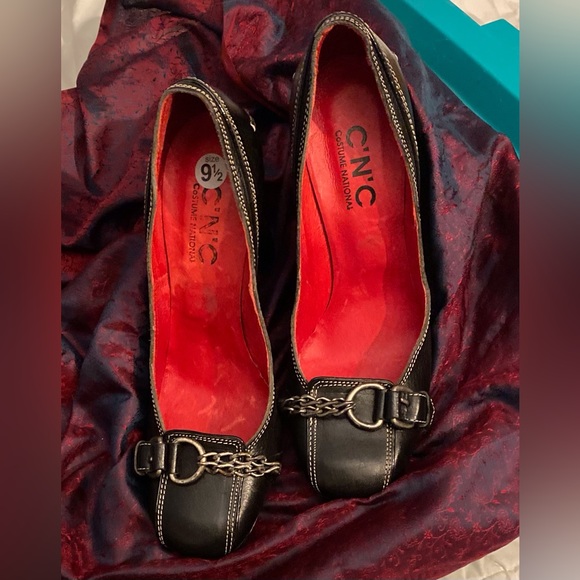 C’N’C 90's Y2K costume international chain buckle chunky high heeled shoesNWOT - Picture 7 of 14